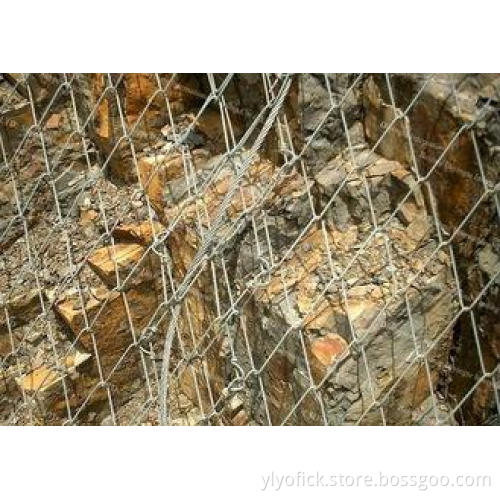 High Strength rockfall mesh rock slope protection tecco mes